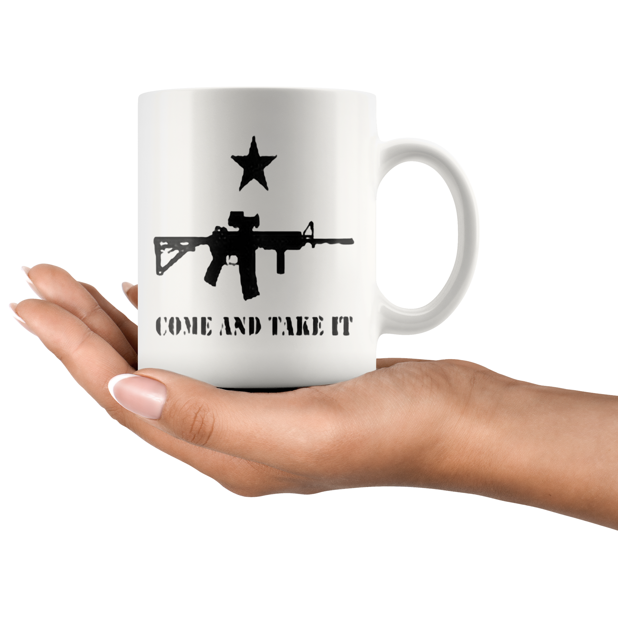 Come And Take It Star Over AR-15 Cup