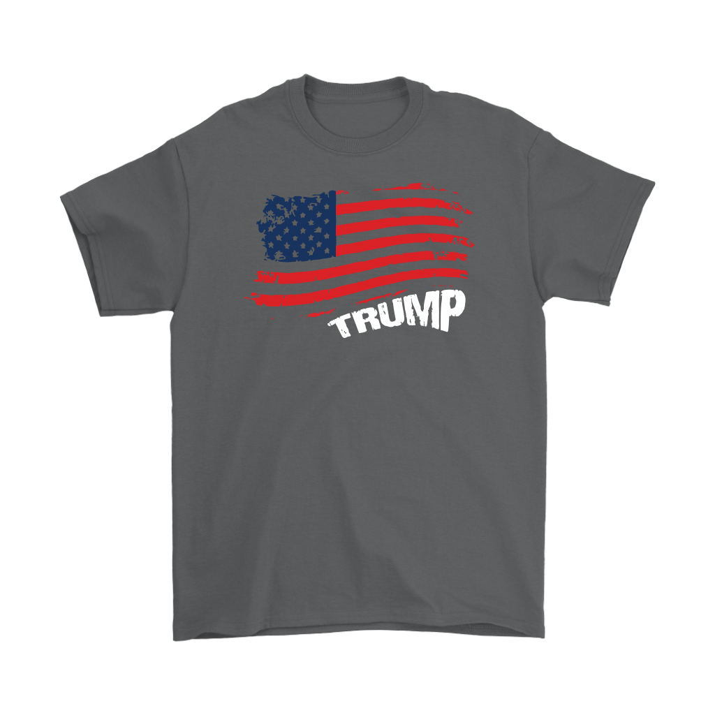 American Flag And Trump