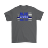 Blue Lives Matter On Flag