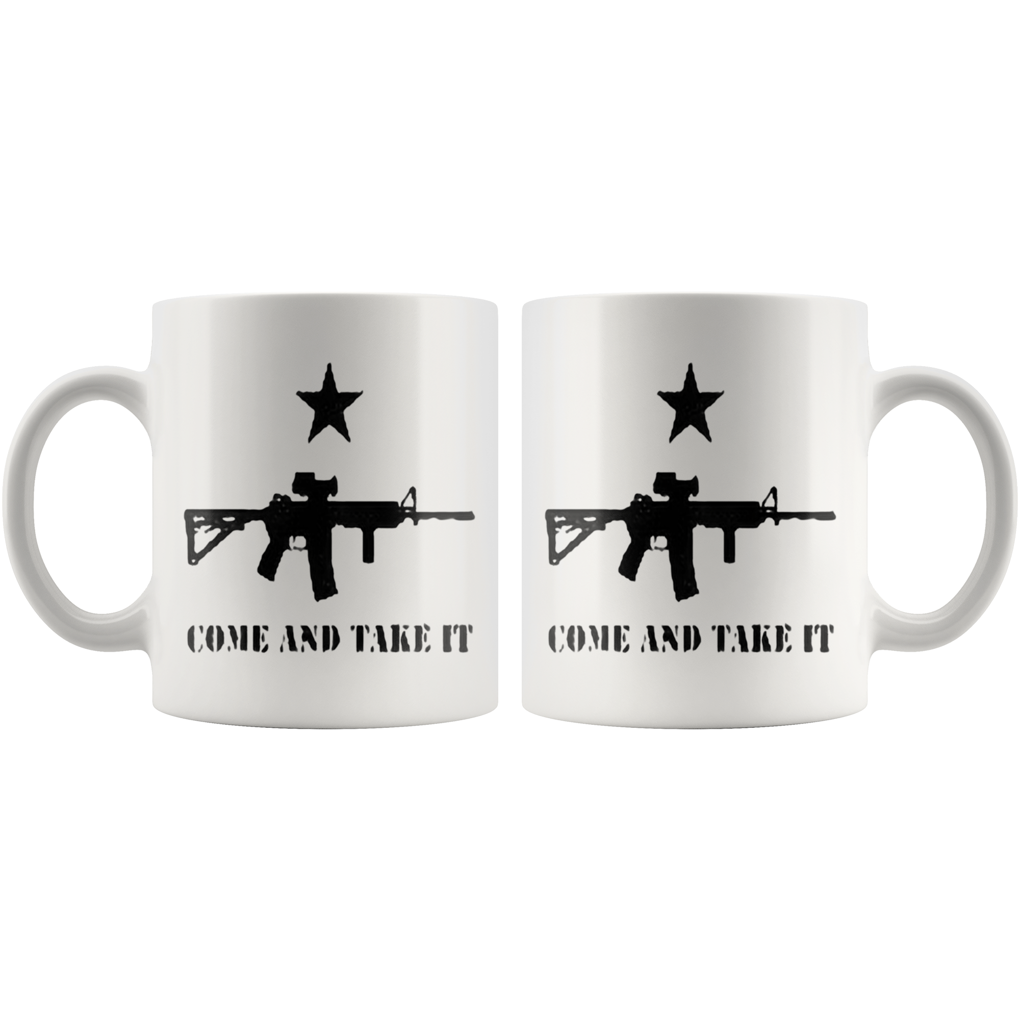 Come And Take It Star Over AR-15 Cup
