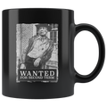 Wanted For Second Term Political Twill Cap mug with vintage-style image and text, perfect for conservative supporters.