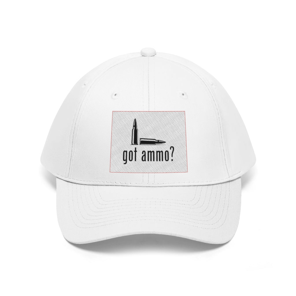 Got Ammo Twill Cap Funny Tactical Style Cap featuring a humorous design with bullet graphics.