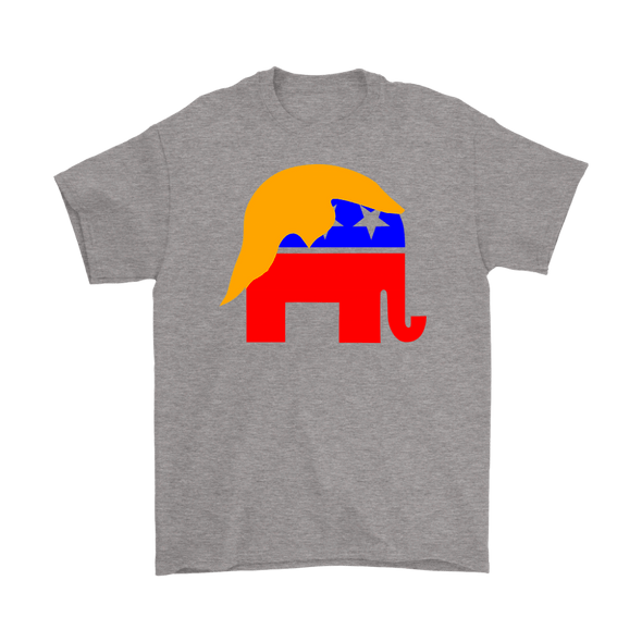 GOP Symbol With Trump Hair