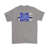 Blue Lives Matter On Flag