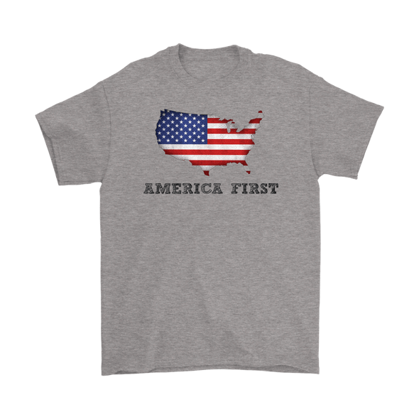 America First USA as American Flag