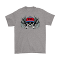 Patriot Skull With USA Helmet, AR-15s And Wings