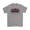 Patriot Skull With USA Helmet, AR-15s And Wings