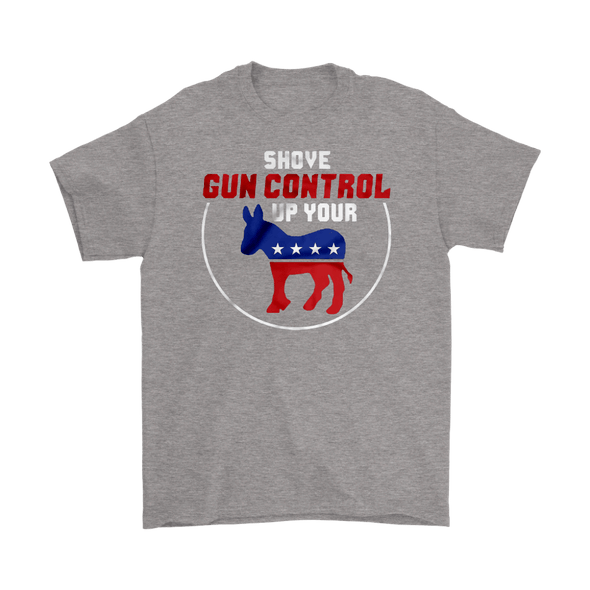 Shove Gun Control Up Your (Ass) Democrat Symbol