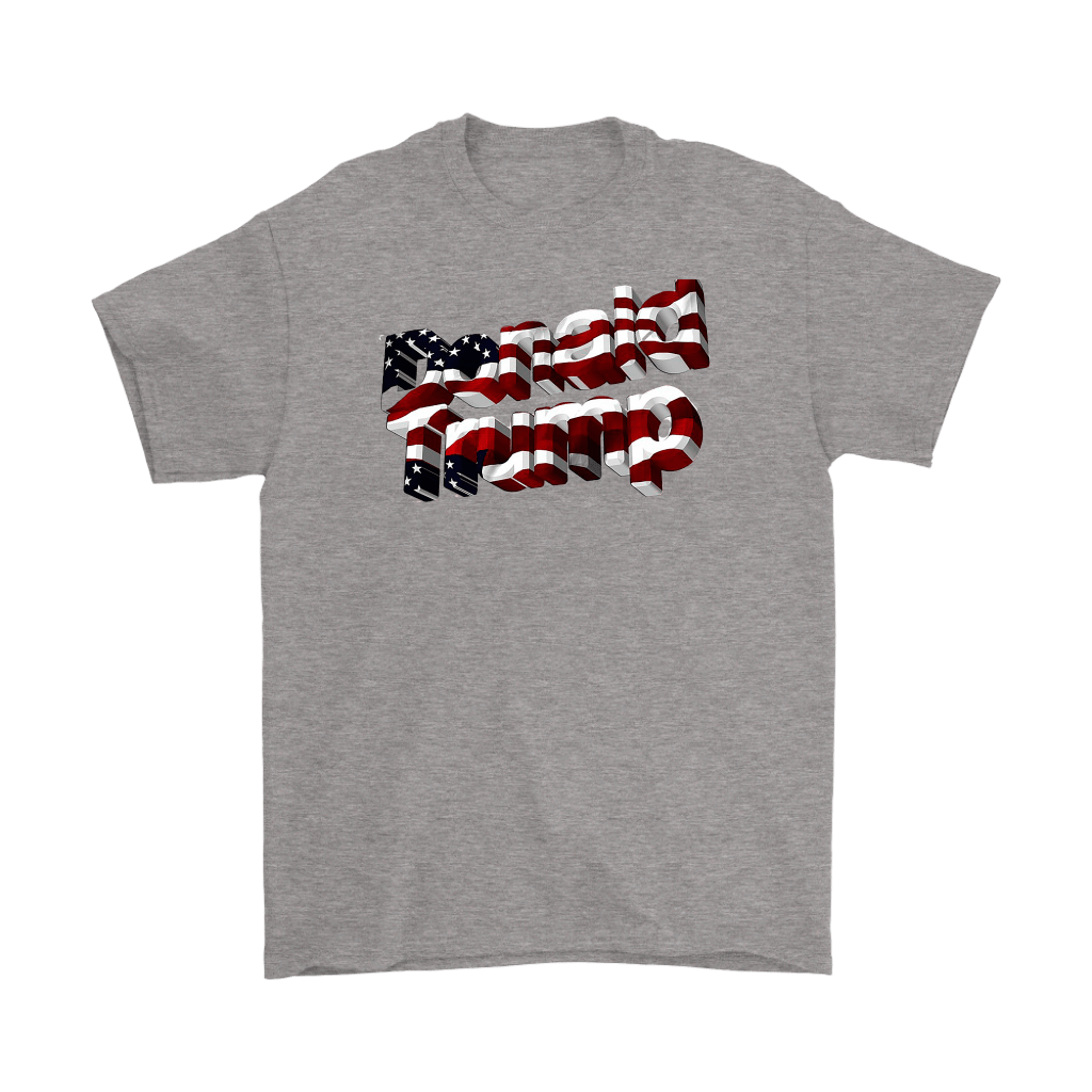 Donald Trump As The American Flag