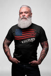American Flag And Trump