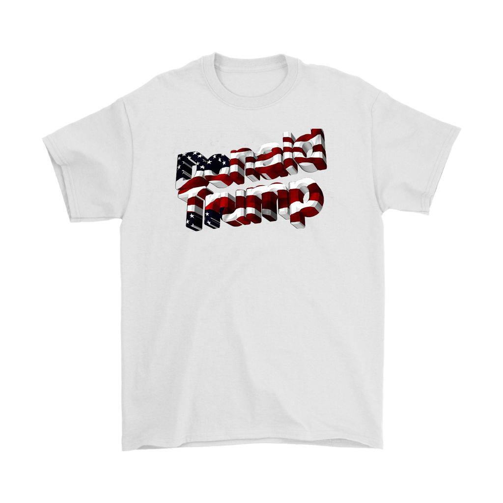 Donald Trump As The American Flag