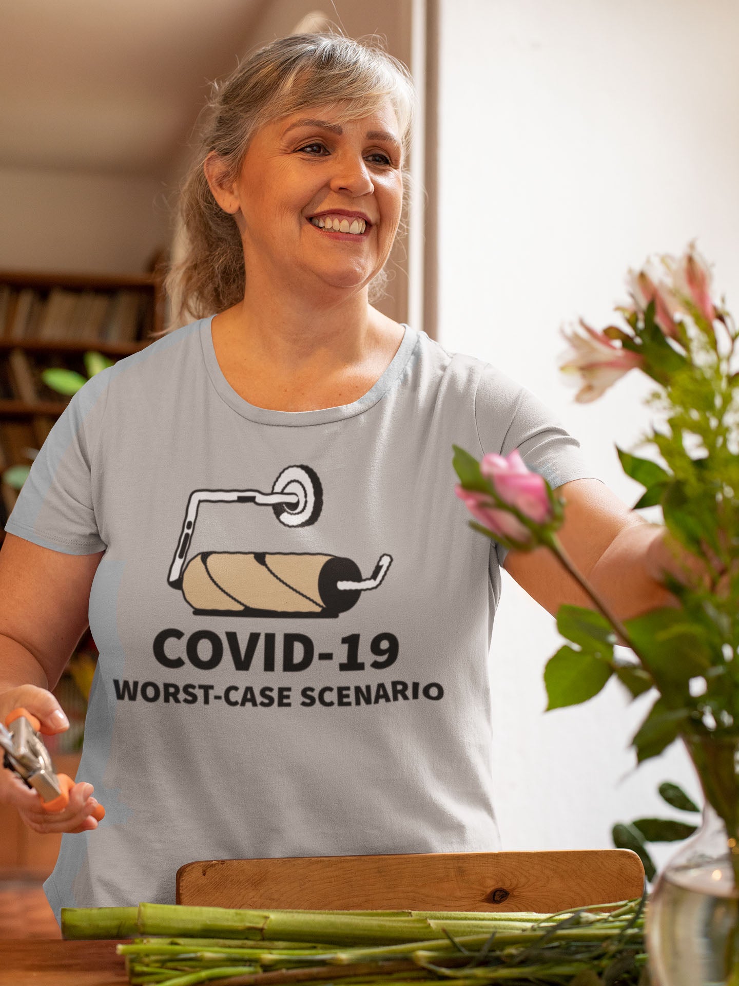 COVID-19 Worst Case Scenario Graphic Twill Cap