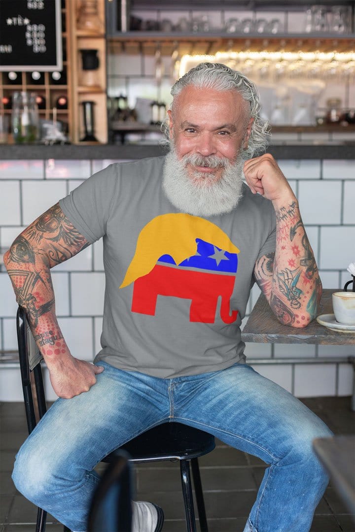 GOP Symbol With Trump Hair