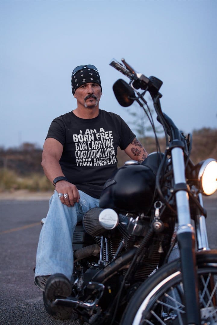 I Am A Born Free Gun Carrying Constitution Loving Proud American
