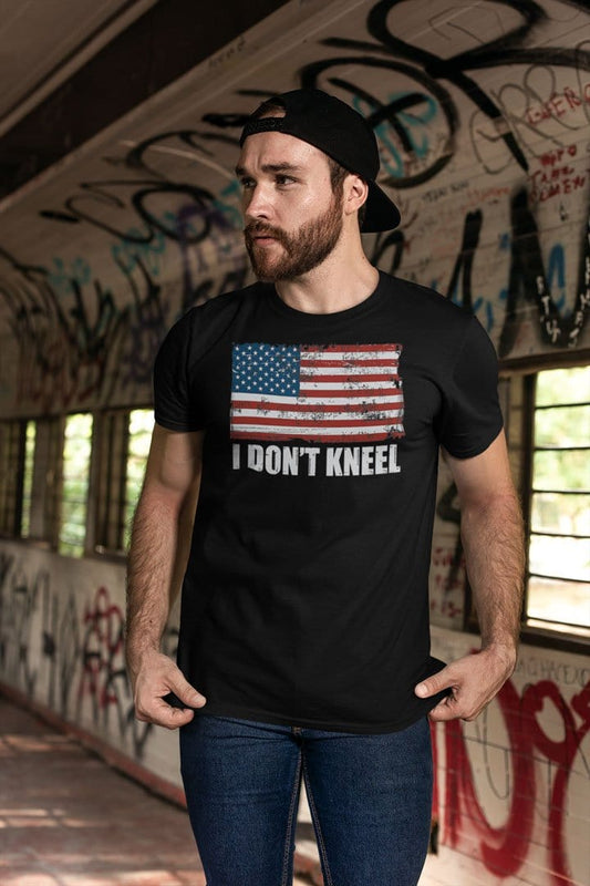 I Don't Kneel With American Flag