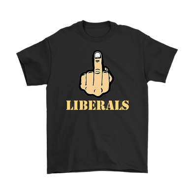 Fuck Liberals With Middle Finger