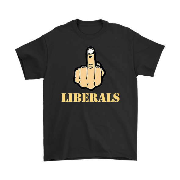 Fuck Liberals With Middle Finger