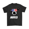 Merica Cow With America Flag Sunglasses