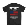 Patriot * A Person Who Vigorously Supports Their Country