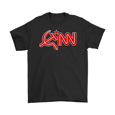 CNN Logo As Hammer & Sickle Soviet Symbol