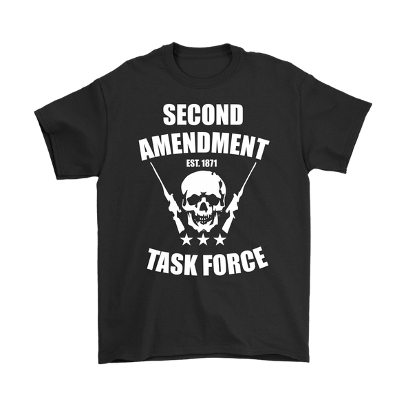 Second Amendment Task Force Est. 1871 With Skull And AR-15s