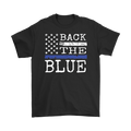 Back The Blue Embroidered Cotton Twill Cap