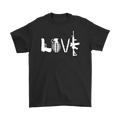 Love As Pistol, Grenade, Knives And AR-15
