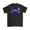 Blue Lives Matter On Flag