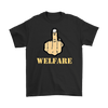 Fuck Welfare With Middle Finger