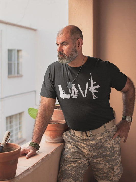 Love As Pistol, Grenade, Knives And AR-15