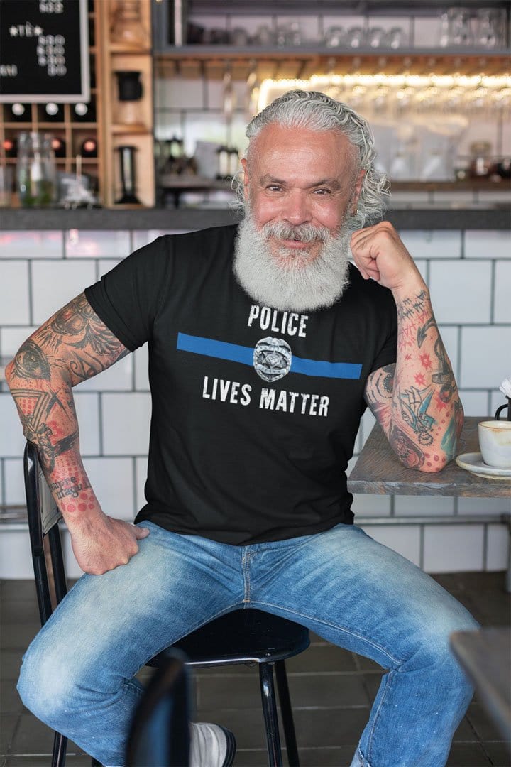 Police Lives Matter With Badge