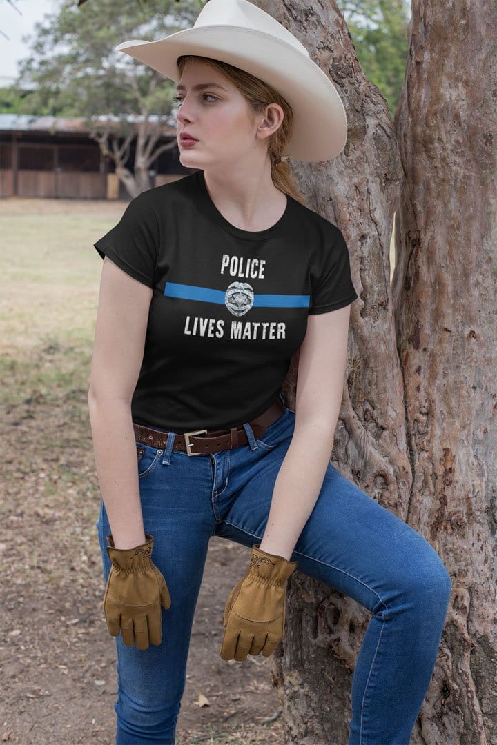 Police Lives Matter With Badge