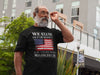 We Stand Out Of Respect For Those Who No Longer Can With American Flag