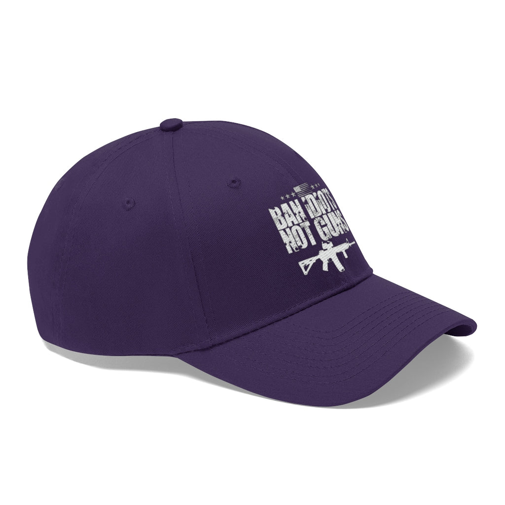 Ban Idiots Not Guns Twill Cap Hat
