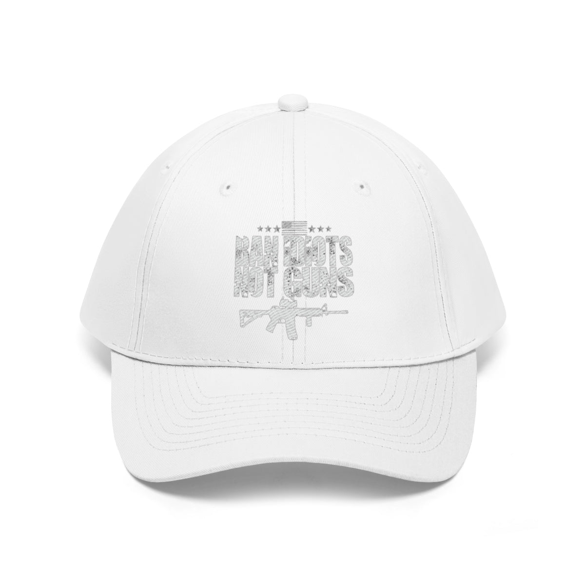 Ban Idiots Not Guns Twill Cap Hat