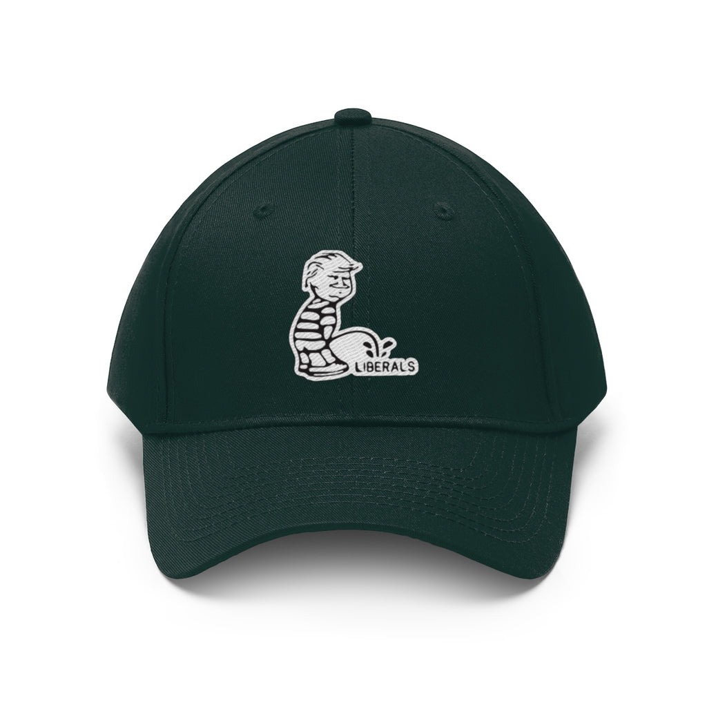 Trump USA Pride Embroidered Twill Cap featuring a playful design with unique embroidery.