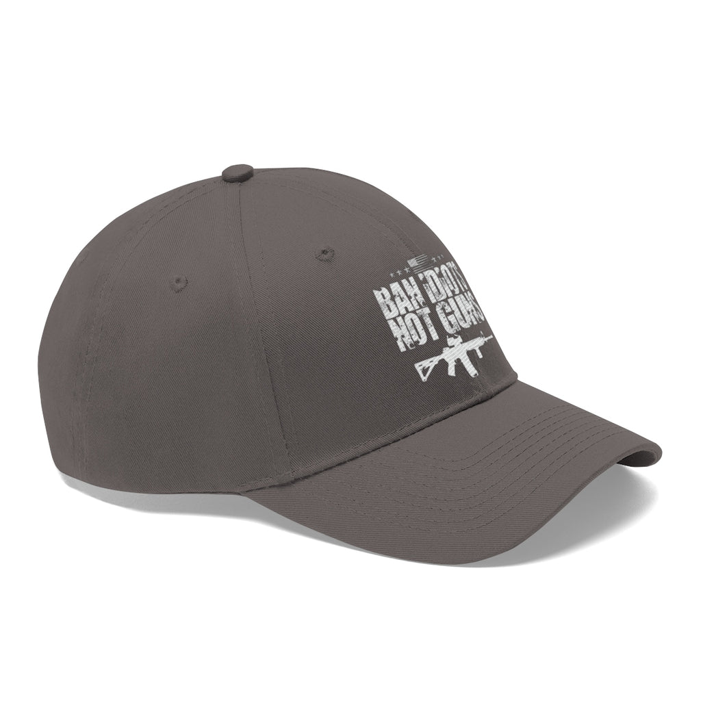 Ban Idiots Not Guns Twill Cap Hat