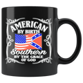 American By Birth Southern By The Grace Of God Blk