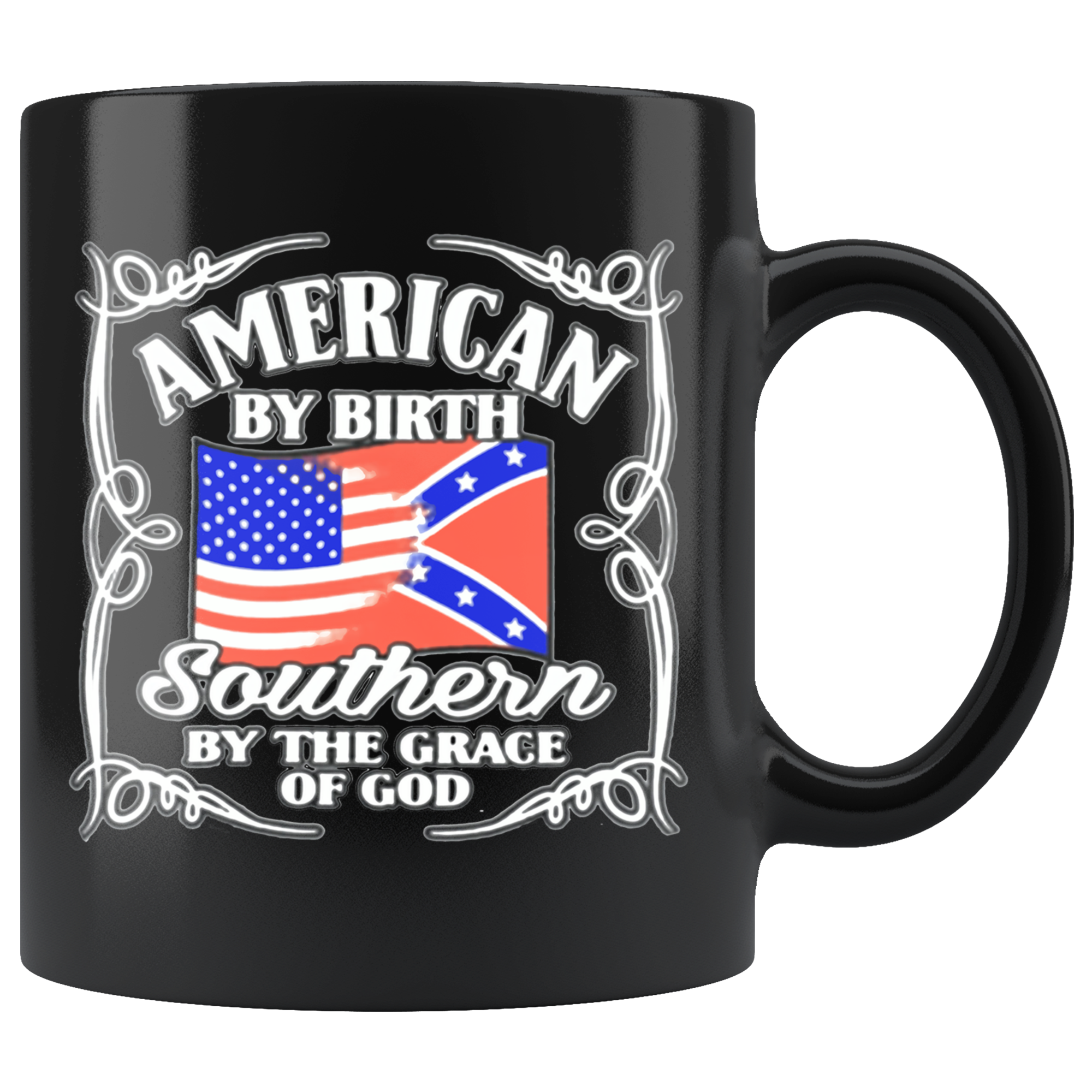 American By Birth Southern By The Grace Of God Blk