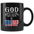God, Guns & Trump American Flag