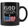 God, Guns & Trump American Flag