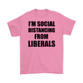 Social Distancing From Liberals Black Letters Cap