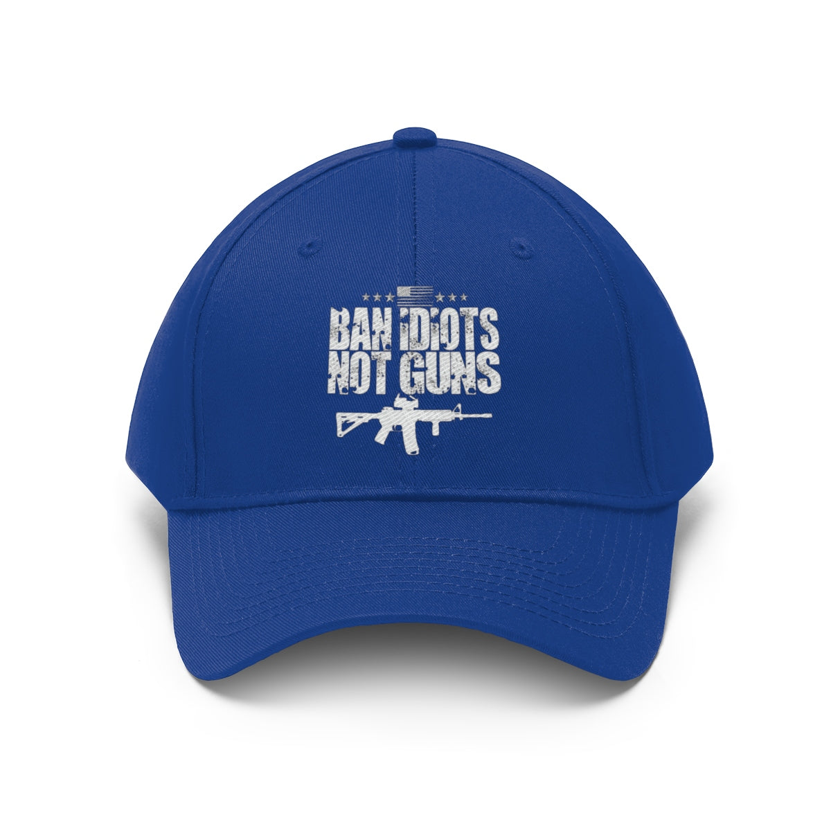 Ban Idiots Not Guns Twill Cap Hat