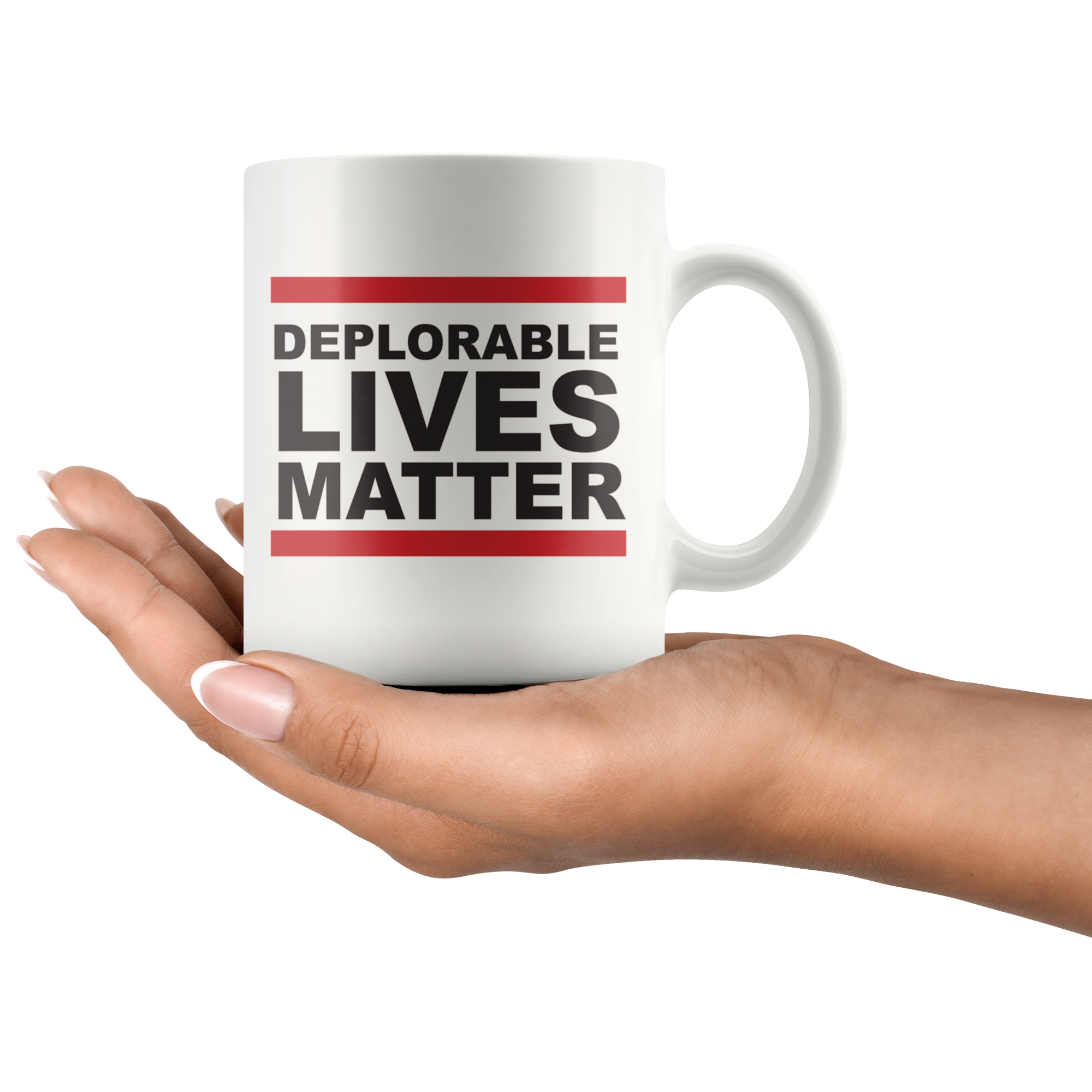 Deplorable Lives Matter With Red Bars