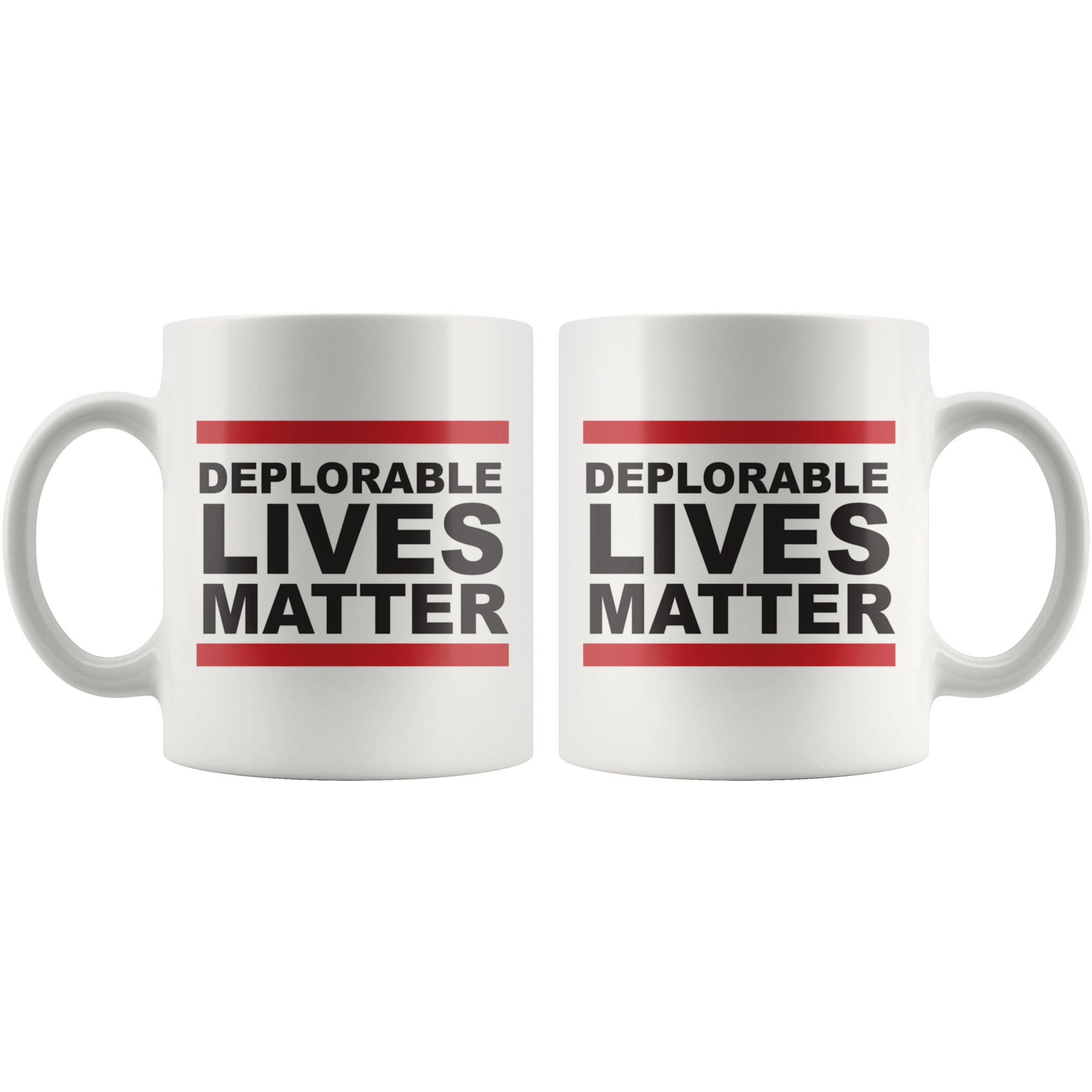Deplorable Lives Matter With Red Bars