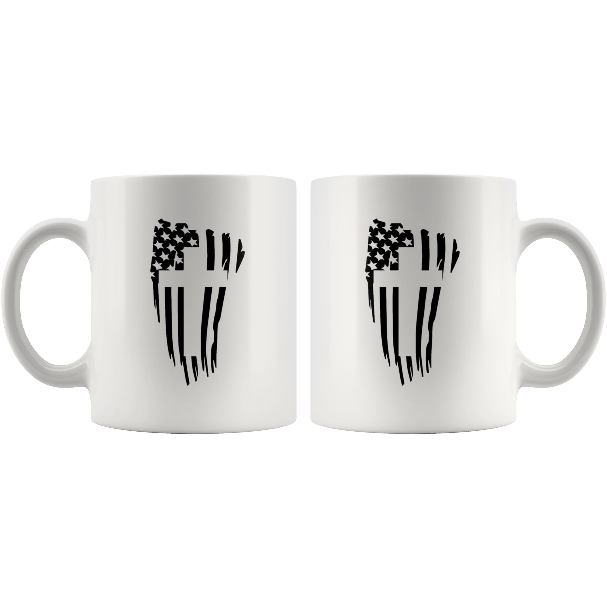 Cross On American Flag