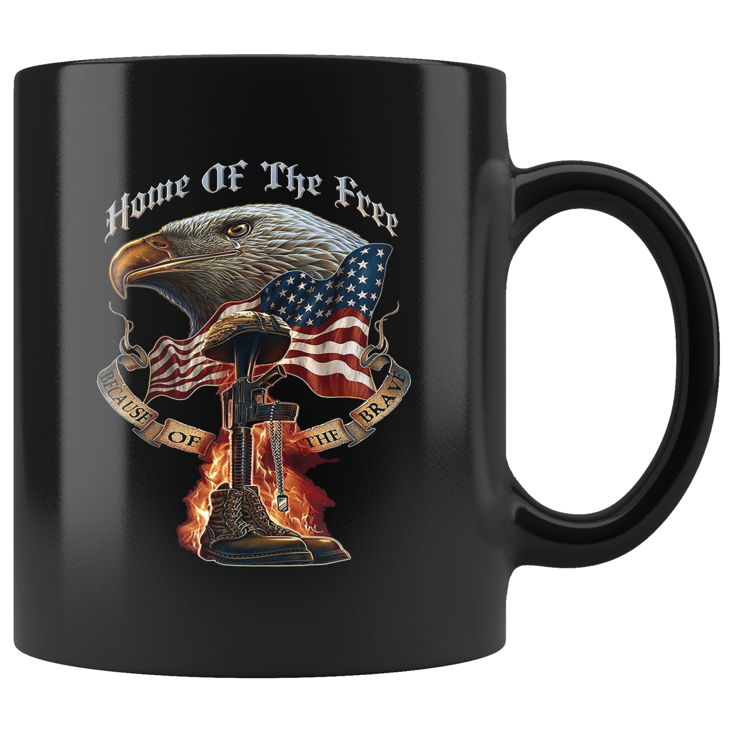 Home Of The Free Because Of The Brave Cup