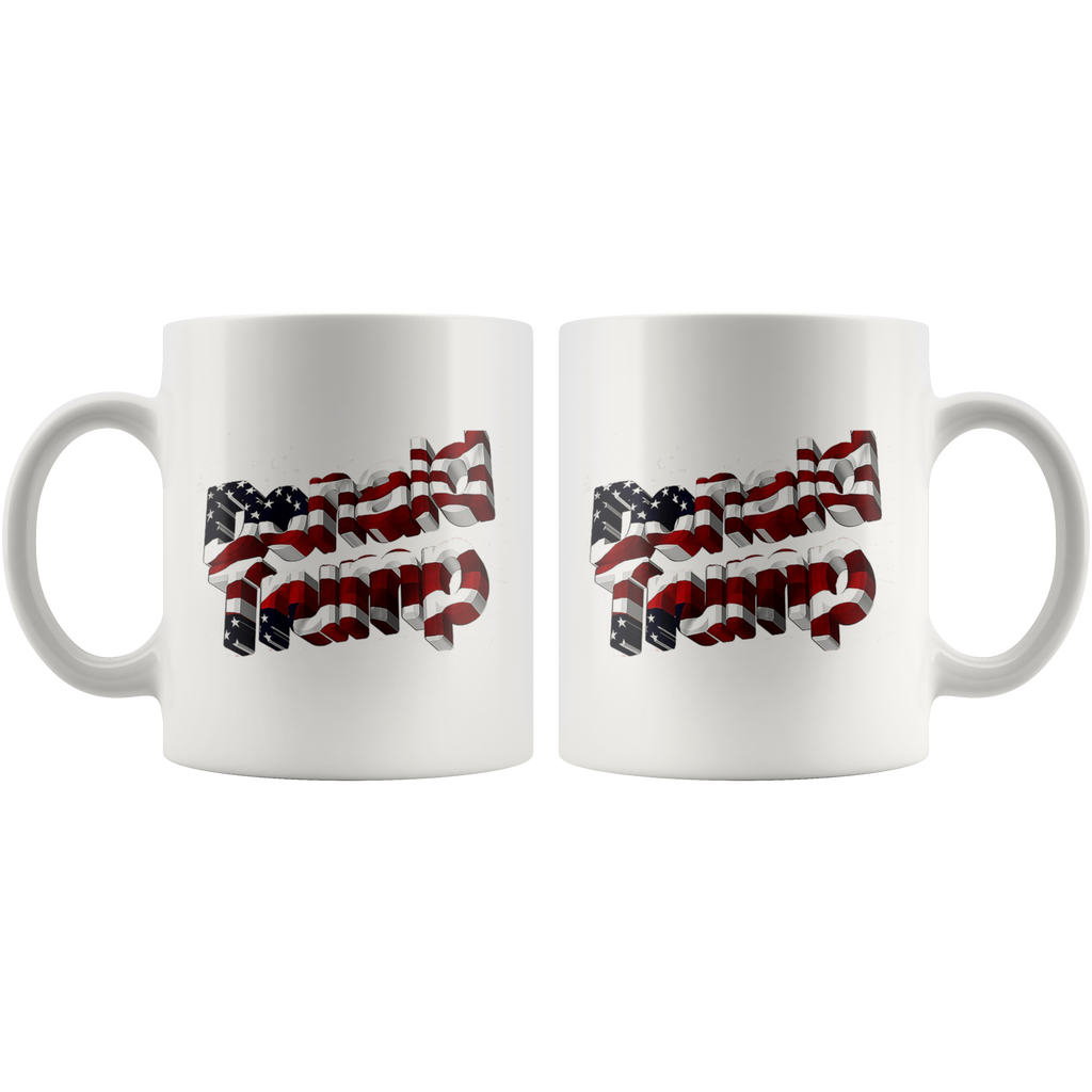 Donald Trump As American Flag