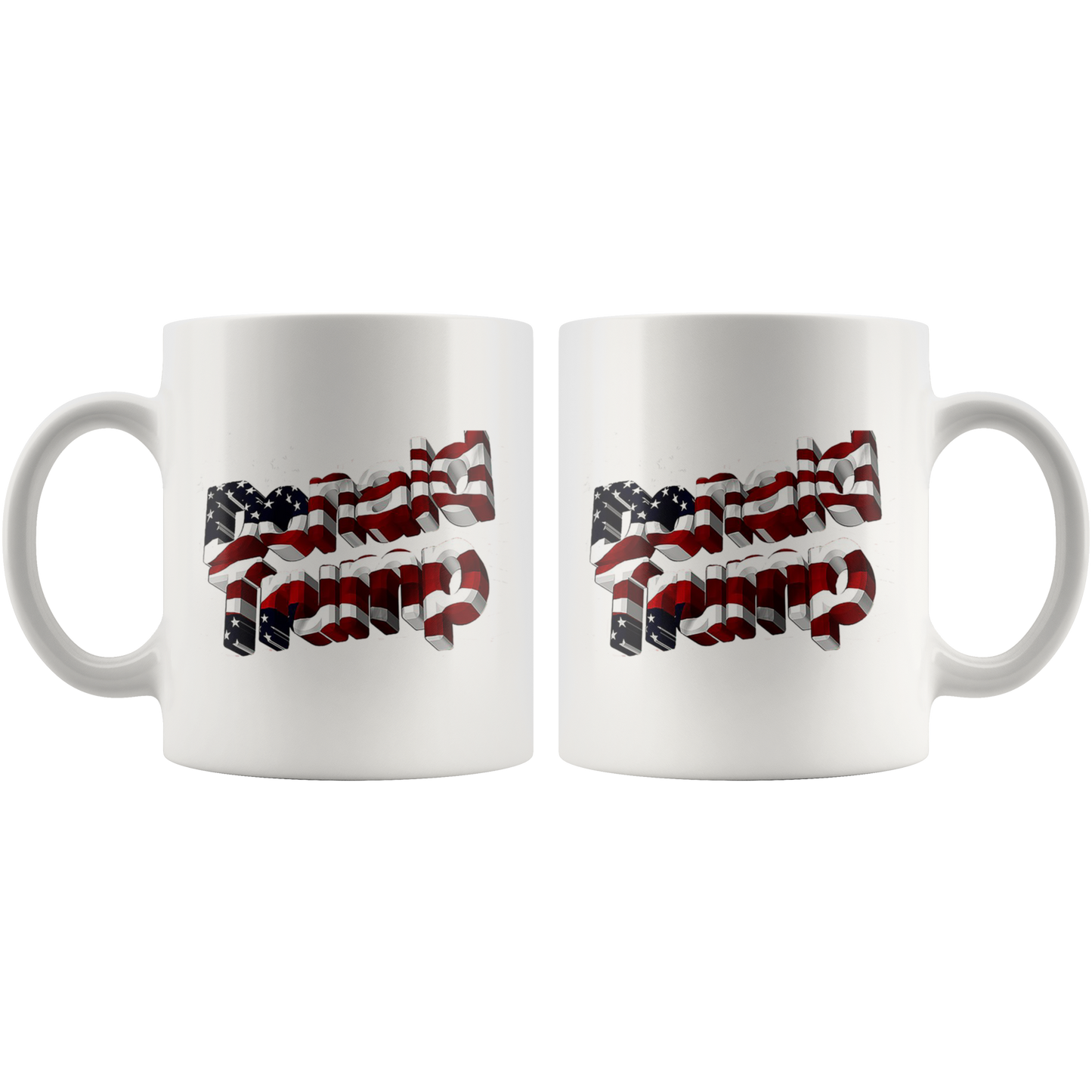 Donald Trump As American Flag