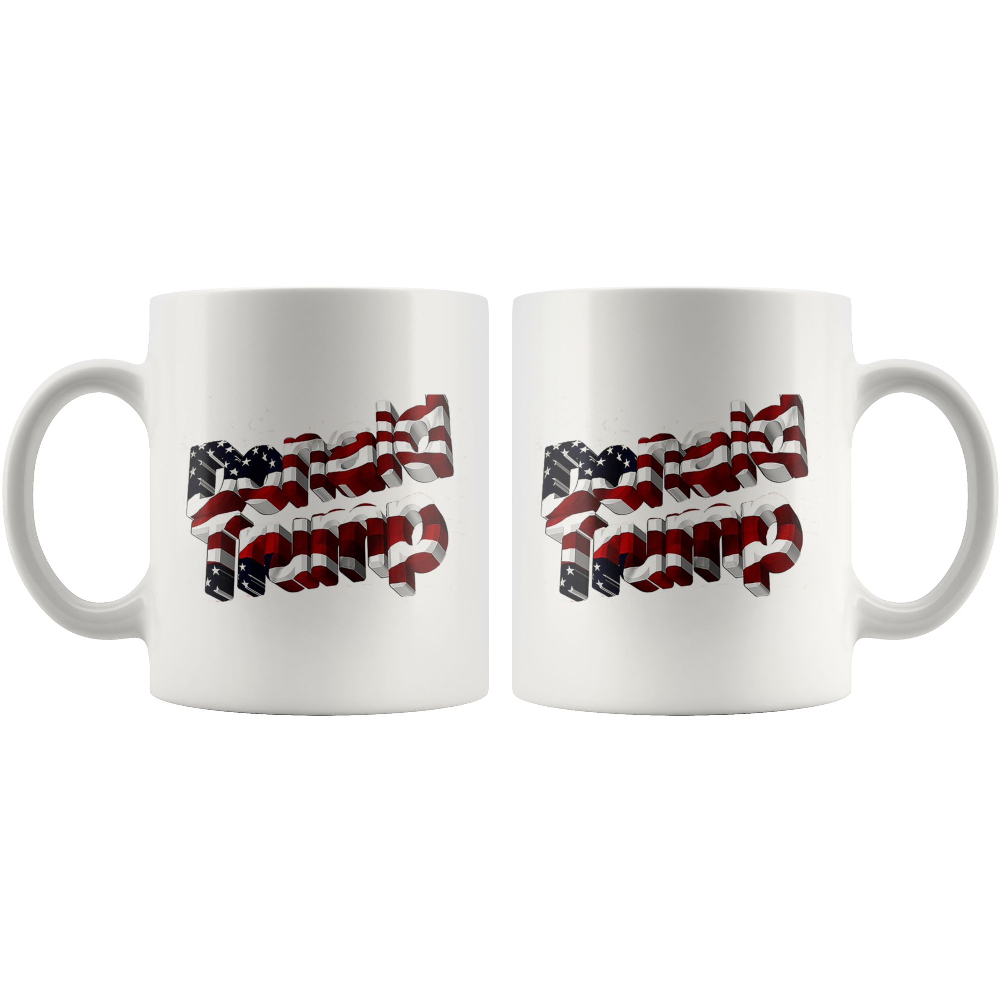 Donald Trump As American Flag